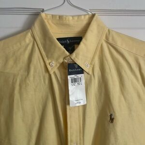 New, never worn boys size 16 Polo Button Down Oxford long sleeve shirt.
